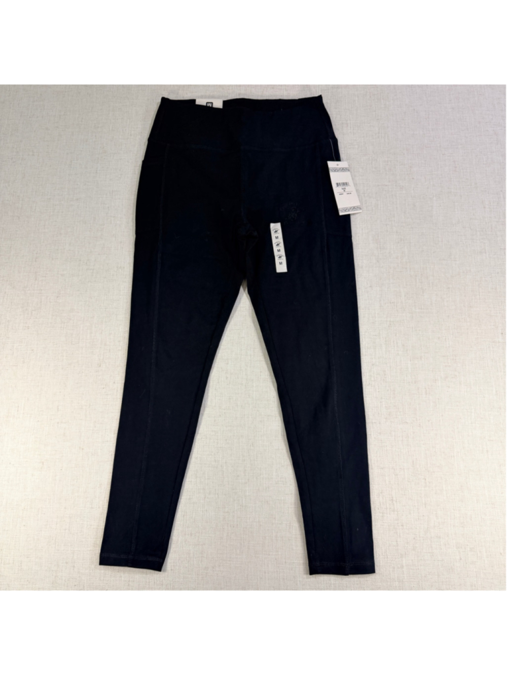Beverly Hills Polo Club NWT Women’s High Waist Pocket Leggings Black Size M
